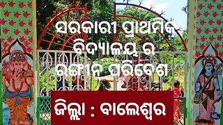 ବାଲେଶ୍ଵର ଜିଲ୍ଲାର ଏକ ସରକାରୀ ପ୍ରାଥମିକ ବିଦ୍ୟାଳୟ ର ରଙ୍ଗୀନ୍ ପରିବେଶ।। School atmosphere. Primary School.