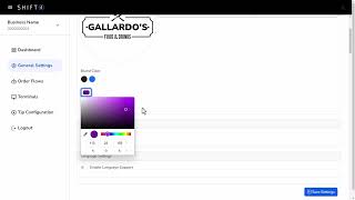 Kiosk Settings