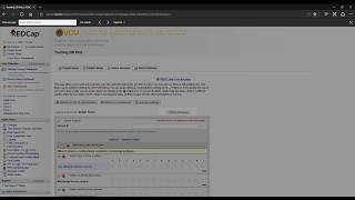 REDCap Topic Session - Quick Tasks, Codebook, and Project Dashboard