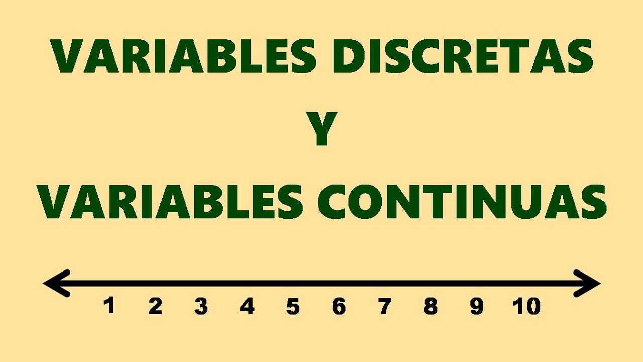 Variables Discretas Y Variables Continuas - YouTube