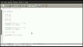 C Tutorial #2 - Variables and Operations