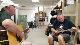 Darren Nicholson and Audie Blaylock play a 1928 Gibson F-5 Mandolin and 1936 Martin D-28 Guitar