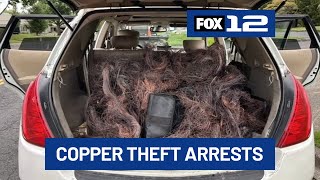 2 arrested in Portland copper wire theft investigation, damages total over $2 million