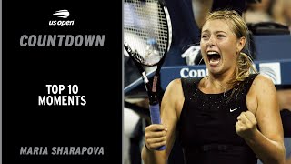 Maria Sharapova | Top 10 Moments | US Open
