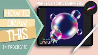 How to draw bubbles in Procreate (For beginners)