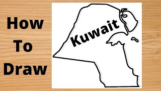 How to Draw Kuwait Map