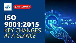 ISO 9001:2015 CHANGES AT A GLANCE