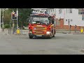 uk merseyside fire engine responding 英国默西郡消防车出警 28 07 2020