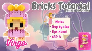 How to Build a Bricks Zodiac Virgo 639A I Tutorial Lego Bricks Mini