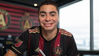 Miguel Almiron says goodbye to his team-mates as he heads to Atlanta