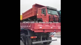 Howo 10 wheel dump truck