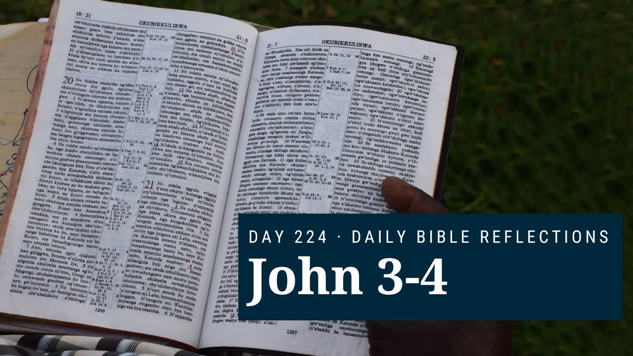 Day 224 John 3 4 The Bible In A Year Youtube