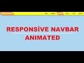 Responsive Navbar-Navigation Bar Menu Tutorial  Using jquery css3