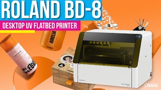 The NEW Roland BD 8  UV Printer | UV Printing ON GLASS