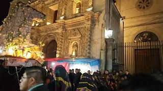 Procesión del Niño del Santísimo Quetzaltenango Miércoles 1 de enero 2025. Guatemala América Central