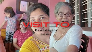 അമ്മവീട്ടിൽ പോയപ്പോൾ...☺️☺️#youtubevideos #vlogging #grandma #visit