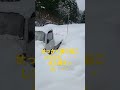 大雪でまた埋まった軽トラ