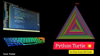 Python Turtle Graphics Tutorial l Python Turtle Full Tutorial | Python Pentagon Code