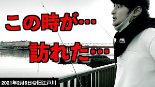 【旧江戸川で釣り】岩肌が剥き出しの干潮で何が釣れるのか…「絶対に概要欄読んで3弾」《2021年2月6日》