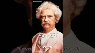 "Loyalty to the nation all the time, ...|| Mark Twain Quotes || #43 #shorts  #quotes #viralqoutes