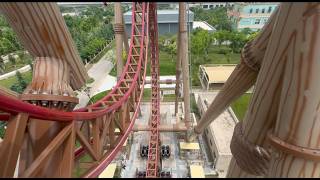 LATEST INTAMIN ZACSPIN Inverse Time and Space Roller Coaster onride 4K 60FPS POV Silk Road Paradise