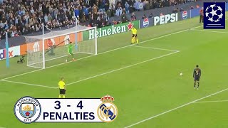 ⚪Manchester City vs Real Madrid (3-4)  PENALTY-SHOOTOUT!