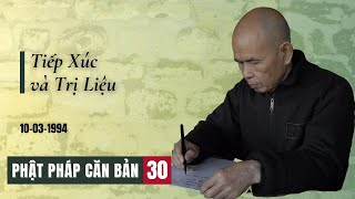 Tiếp Xúc và Trị Liệu[Phật Pháp Căn Bản 30] | TS Thích Nhất Hạnh(10-3-1994, X Thượng, Làng Mai)