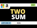 Leetcode 1  - Two Sum - Python