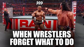 30 WWE Wrestlers Who FORGOT THEIR SPOT In A Match