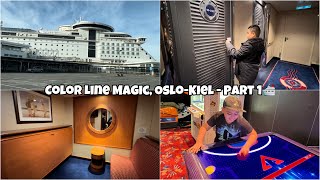 First Time Going On Cruise With Kids, Color Line Magic, Oslo-Kiel | Part 1 | Pakistani Mom In Norway