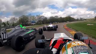 US F4 Championship | Road America Race 1 | TAKEN OUT while LEADING!