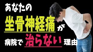 【悲報】あなたの坐骨神経痛が病院で治らない理由【兵庫県姫路市整体院Repla リプラ 】