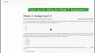 DC MICRO GRID AND CONTROL SYSTEM WEEK 3 ASSIGNMENT SOLUTION 2025 || NPTEL