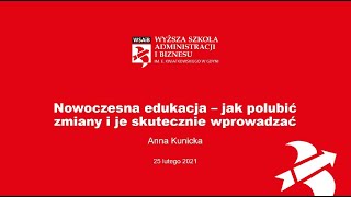 Nowoczesna edukacja - jak polubić zmiany i je skutecznie wprowadzać