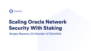 Scaling Oracle Network Security With Staking