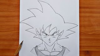 how to draw Goku | Goku step by step | Easy For Beginners