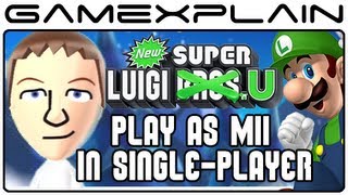 Play as Your Mii in New Super Luigi U's Single-Player Mode - Guide & Walkthrough (Nintendo Wii U)