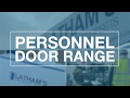 Latham's Steel Security Doors Personnel Door Range - Promo Video