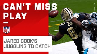 Jared Cook Grabs Bobbled TD Catch!