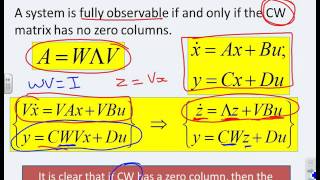 State space analysis 6 - observability