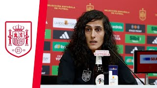 SELECCIÓN FEMENINA: Rueda de prensa de Montse Tomé