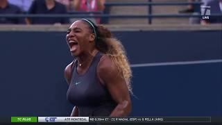 Tennis Channel Live: Serena Williams Rolls Through 2019 Rogers Cup Opener