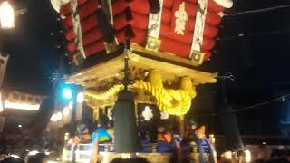 2018年　船待神社　秋季例大祭　東湊ふとん太鼓