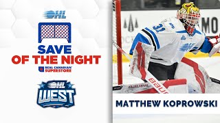 Real Canadian Superstore Save of the Night: Koprowski Steals the Show