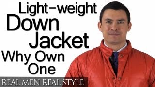 Men's Lightweight Down Jacket - Classic Wardrobe Piece? - Light Weight Feather Jackets Coats