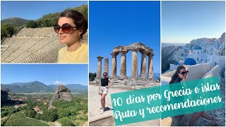 VIAJE de 10 días por GRECIA e Islas - RUTA y RECOMENDACIONES