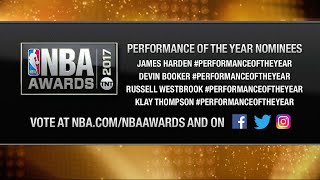 2017 NBA Awards: Performance of the Year Nominees
