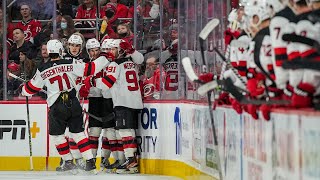 Devils burn the Canes for 2 in 18 seconds!