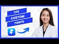 How to Use Custom Fonts in Framer (Best Method)
