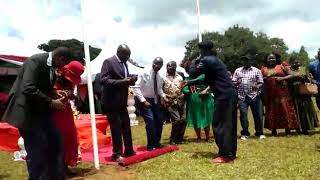 Mheshimiwa Moses Nandalwe During mashujaa day celebration with Hon Wangamati at Busakala Secondary